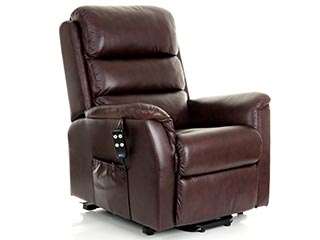 Bergen Leather Riser Recliner